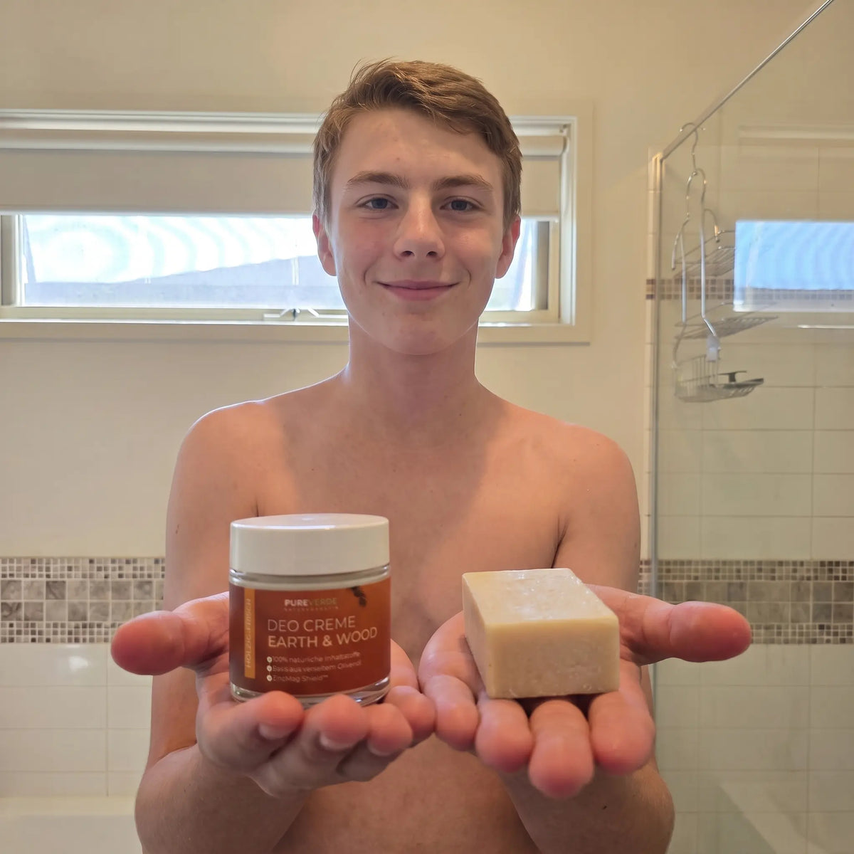 Pubertäts-Komplett-Set: Deo-Creme und Seife